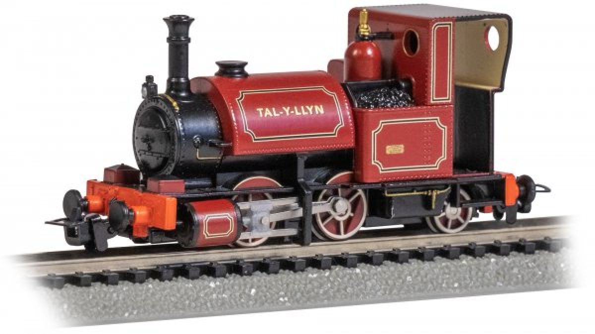 HOn30 Talyllyn F0-4-2ST Steam Loco/red (Runs on N Track