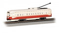 HO PCC Streetcar Unlttrd/red&cream
