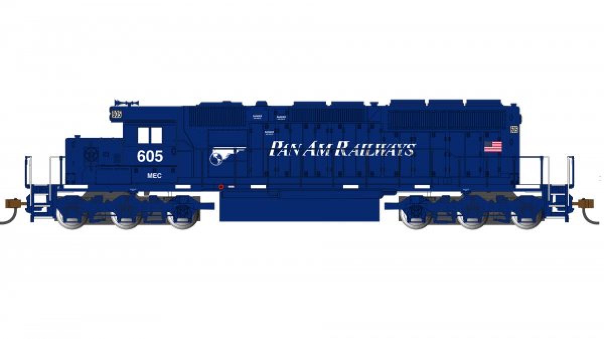 HO SD40-2 PAN AM RAILWAYS #605 DCC