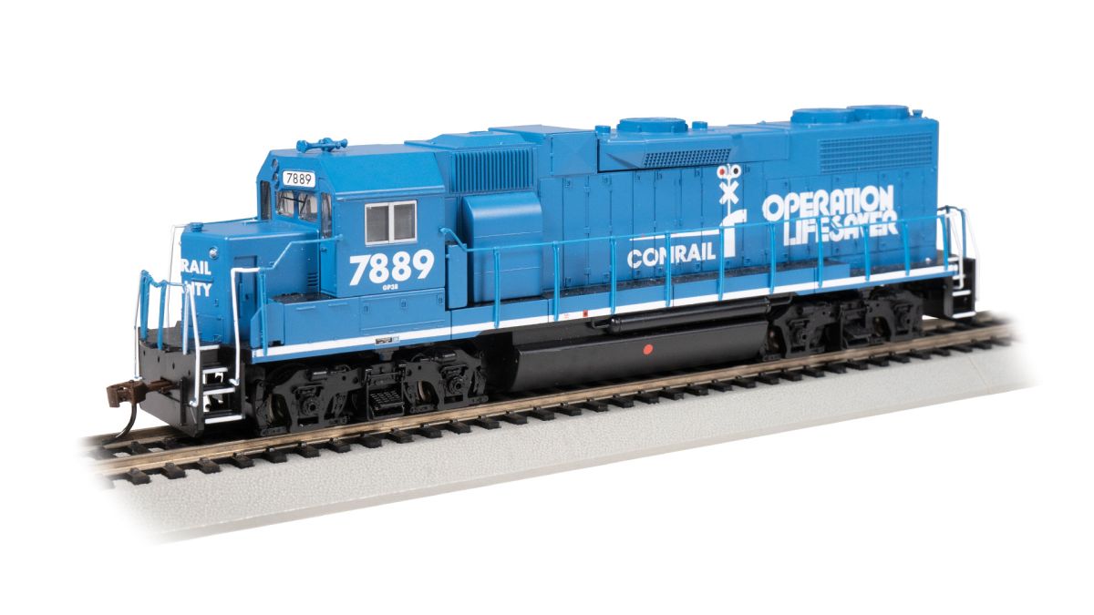 HO GP38-2 Diesel CR/OLS #7889/DCC Ready