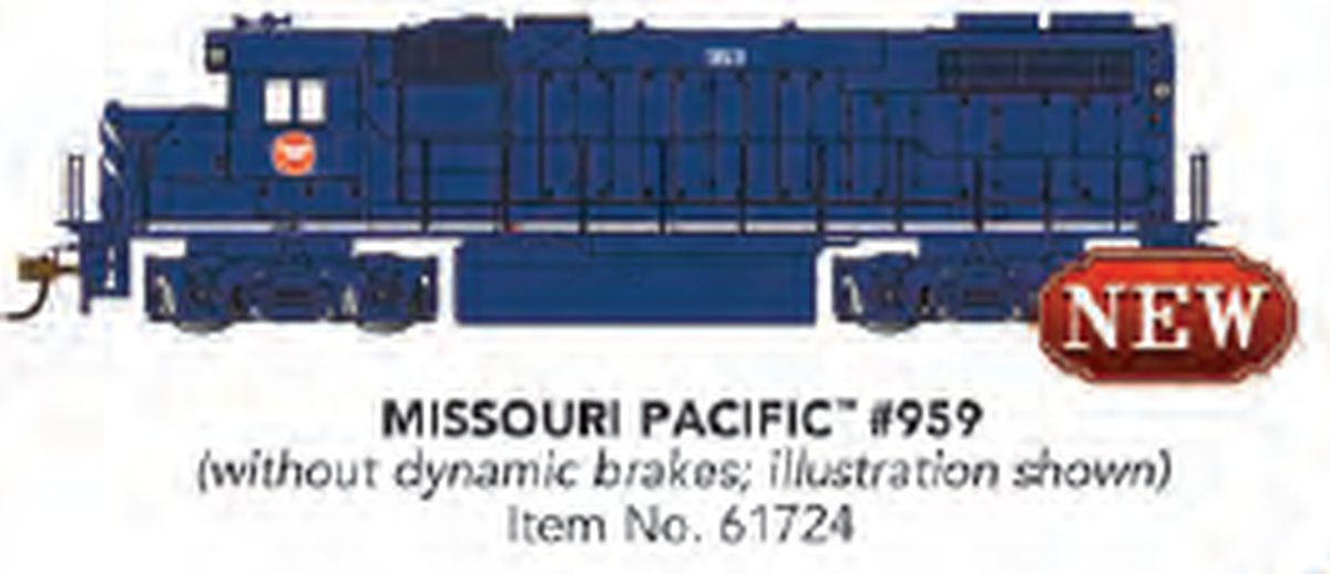 HO GP38-2 Diesel MP #959 without Dynamic Brake