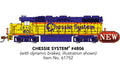N GP38 Diesel Chessie #4806/DCC Ready