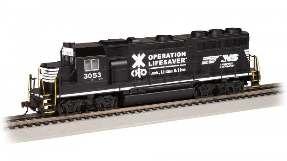 HO GP40 Diesel NS OLS #3053/DCC Ready