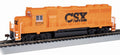 HO GP40 Diesel CSX #9704/MoW Orange/DCC Ready