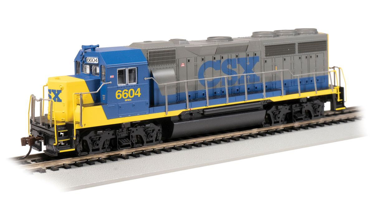HO GP40 CSX #6604 (Bright Future) DCC Ready