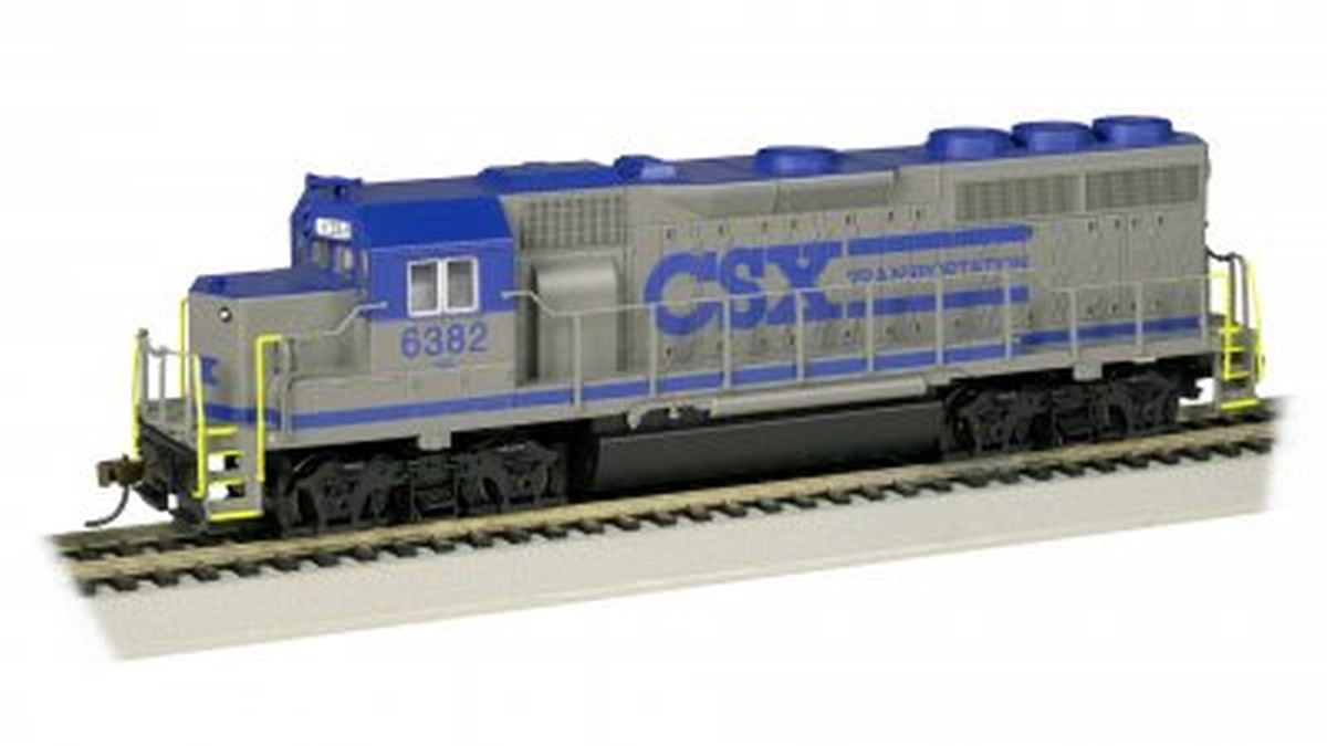 HO GP40 Diesel CSX #6382/DCC Sound