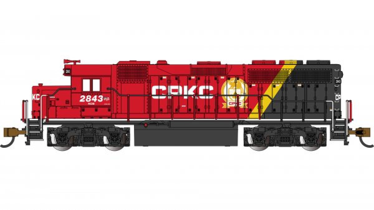 N GP40 Diesel CPKC #2843 (with dynamic brakes) DCC