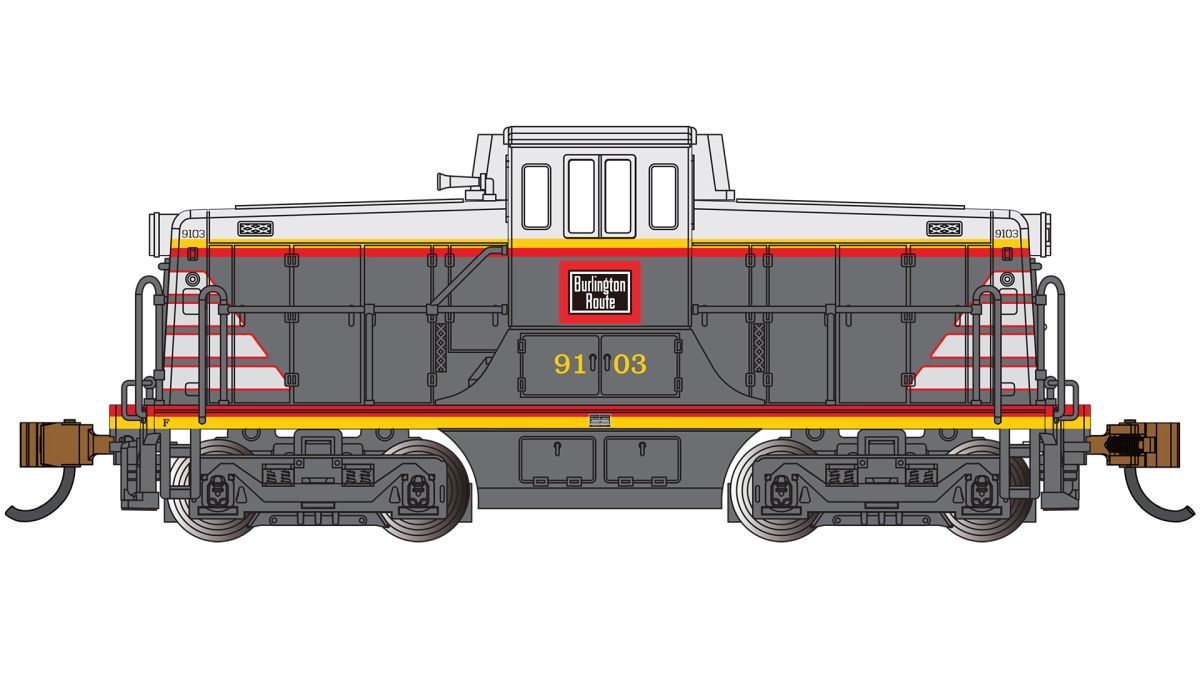 N 44 Ton Diesel CB&Q #9103