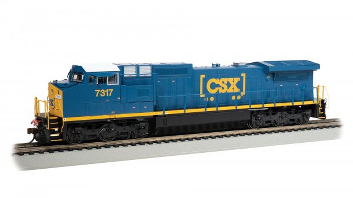 HO Dash 8-40CW Diesel CSX #7317 TCS DCC Sound