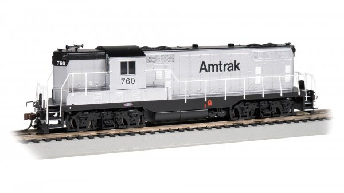HO AMTRAK #760 MOW (silver & black)