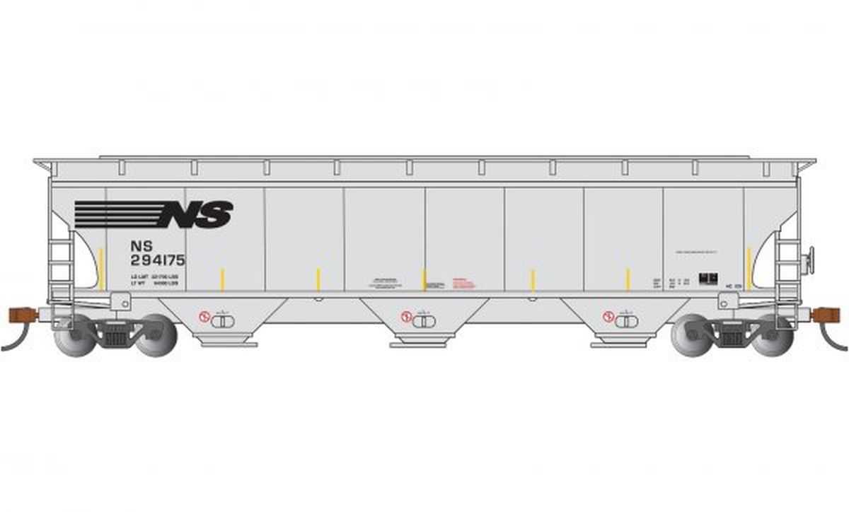 HO Trinity 3-Bay Cvd.Hopper NS #294175