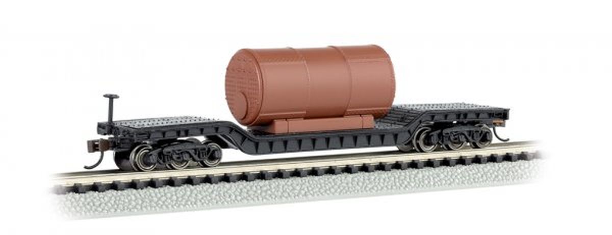 N 52' Dep.Ctr.Flatcar w/Boiler