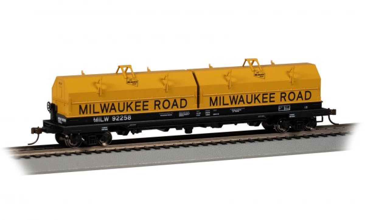 HO 55' Steel Coil Car Milw.Rd. #92258