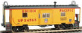 HO Bay-Window Caboose UP w/Roof Walk
