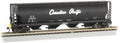 HO 4-Bay Cyl.Hopper CP/blk w/Script Lettering