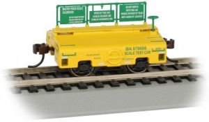HO Test Weight Car BN/yel&grn