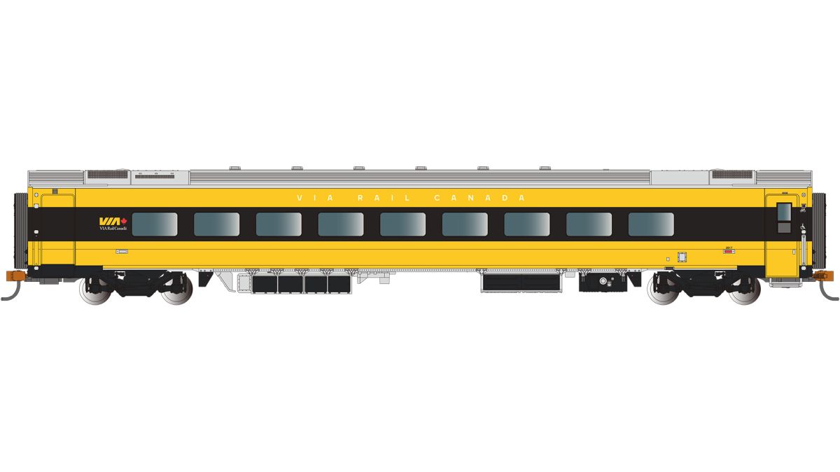 HO Venture Car VIA Canada Coach #2817 - Lumi Interior Ligh