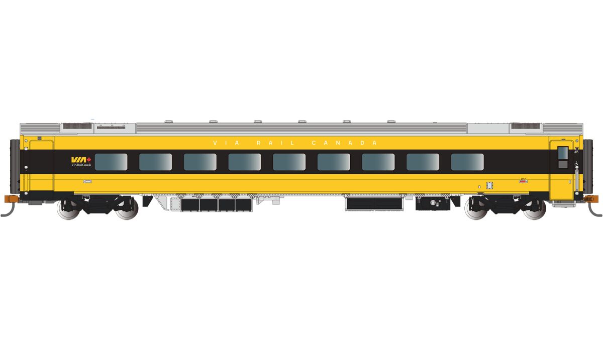 HO Venture Car VIA Canada Coach #2917 - Lumi Interior Ligh