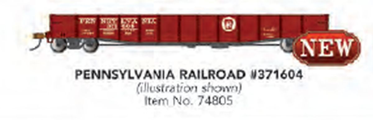 HO 50'6'' Drop-End Gondola PRR #371604