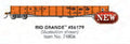 HO 50'6'' Drop-End Gondola D&RGW #56179