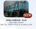 HO TTT Blue Open Carriage