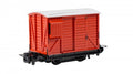 HO TTT Narro Gauge Red Brake Van (Runs on N Track)