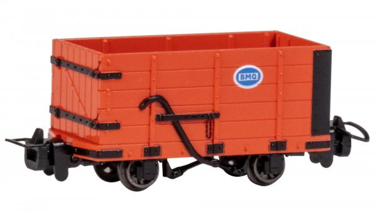 HO TTT Narrow Gauge High-Side Wagon/red (Runs on N Track)