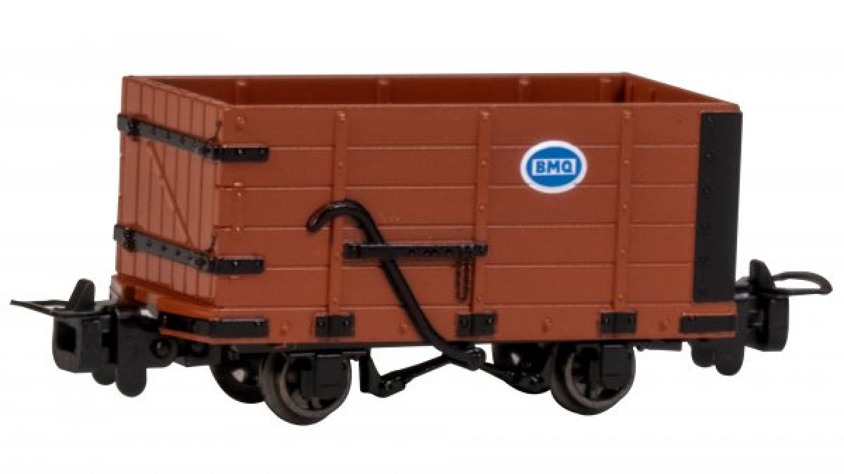 HO TTT Narrow Gauge High-Side Wagon/brown (Runs 0n N Track)
