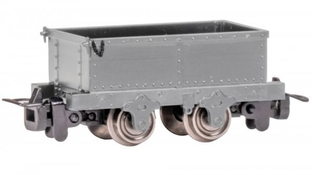 HO TTT Narrow Gauge Gondola/Lt.Gray (Runs on N Track)