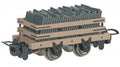 HO TTT Narrow Gauge Tan Slate Wagon w/Load