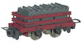 HO TTT Narrow Gauge Red Slate Wagon w/Load