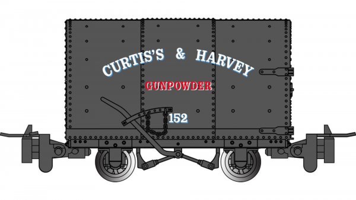 HOn30 RS GUNPOWDER WAGON CURTISS & HARVEY #152