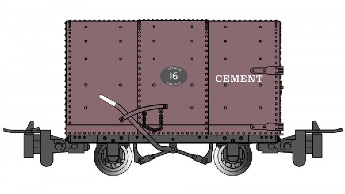 HOn30 RS GUNPOWDER WAGON FFESTINIOG CEMENT #16