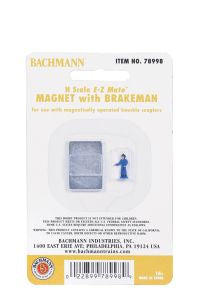 N Magnet w/Brakeman Figure