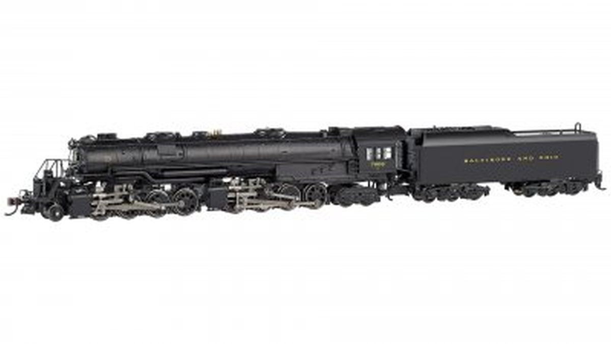 N B&O EM-1 2-8-8-4 Steam Loco #7606 w/Large Dome/DCC Sound