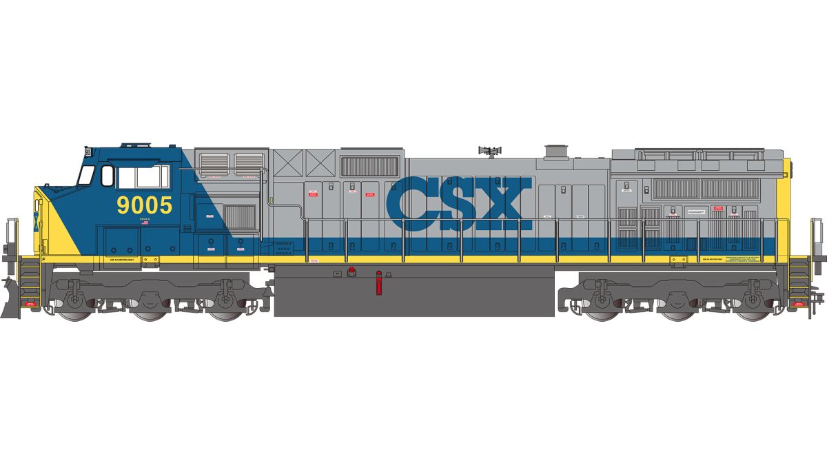 G Dash-9 Diesel Csx #9005 (Bright Future)