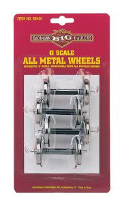 G 31mm Large Metal Wheel Set/4pk