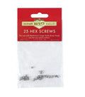 G Stainless Steel Hex Screws/25pc