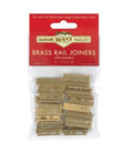 G Brass Rail Joiners/24pc