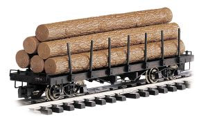 G Flatcar w/Logs