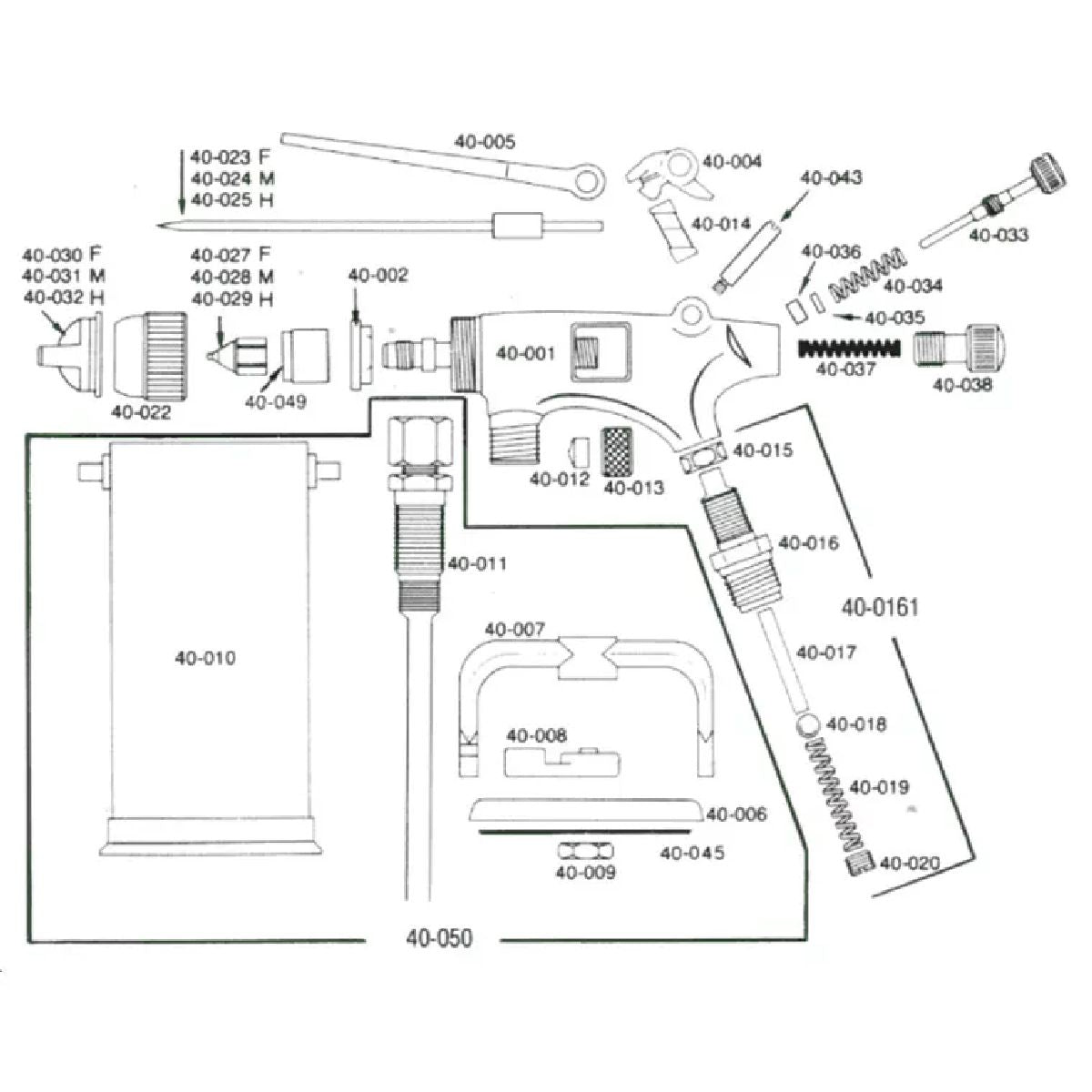 Needle Spring for Model 400 (D)