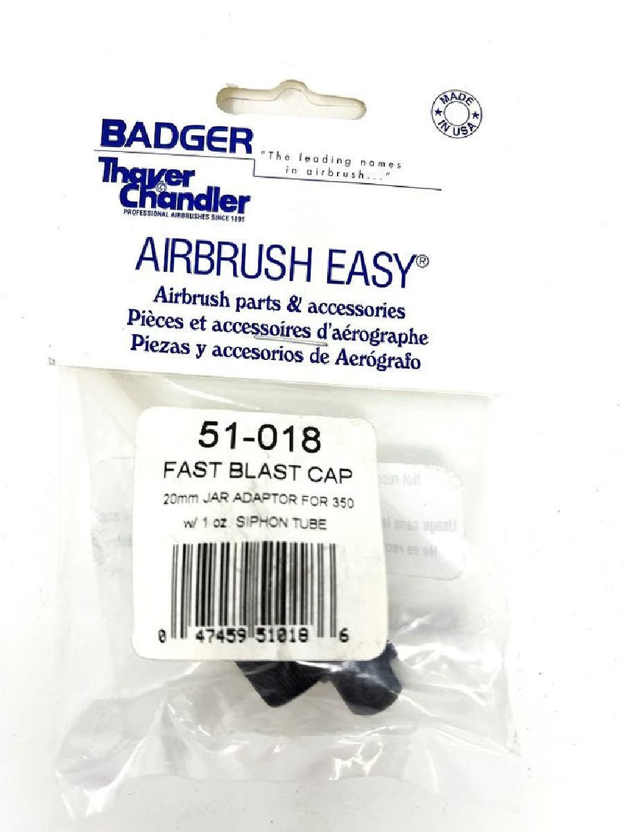 Plastic 20mm Jar Adaptor for 350 Gasket & 1oz. Siphon Tube L