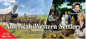1/72 American West Settlers Figures