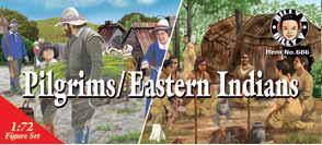 1/72 Pilgrim & Indian Figures