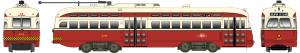 HO PCC Streetcar Toronto #4317 Eglinton & St. Clair