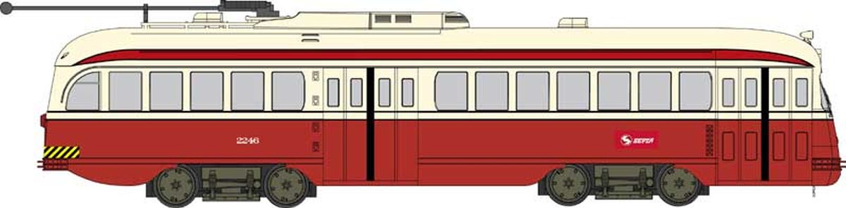HO Trolley SEPTA (ex-Toronto) 2245 w/DCC & Sound