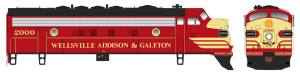 HO F7A Diesel Wellsville  Addison & Galeton #2000