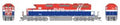 HO SD40-2 Diesel BCR #763/red/wht/blu