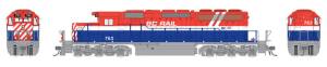 HO SD40-2 Diesel BCR #763/red/wht/blu