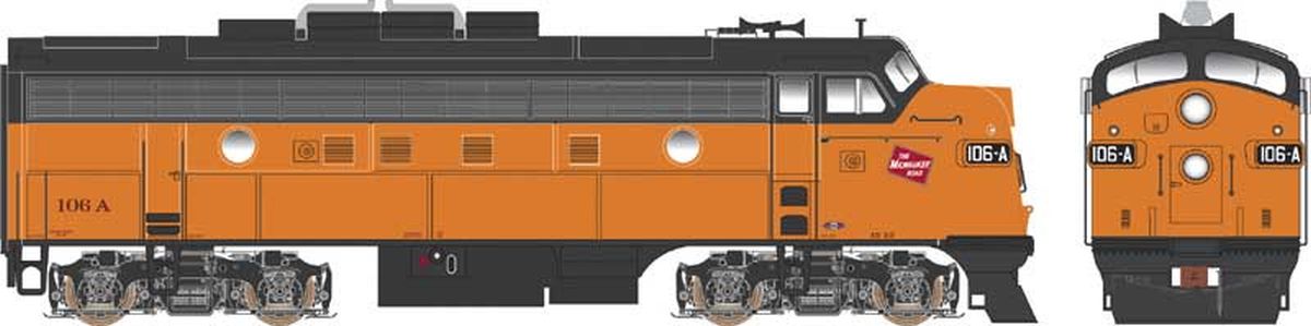 HO F7A Diesel w/Sound Milw Rd #84A
